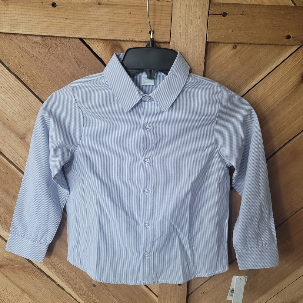 Edgehill Collection Blue Striped Shirt - Picture 8 of 8